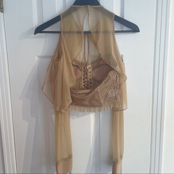 RARE FENTY PUMA mesh and bustier top with sleeves - Picture 6 of 8